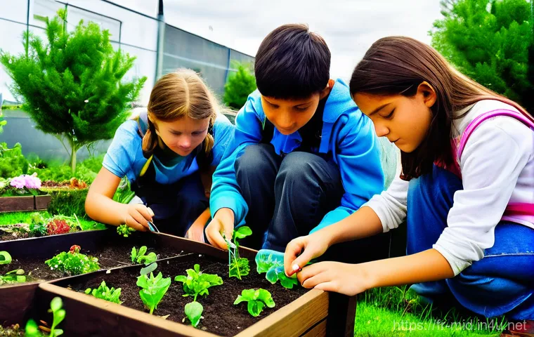 중학교 미래 교육 전망 - **Prompt 1: Dynamic Flexible Classroom**
    "A vibrant and modern classroom designed with highly mo...