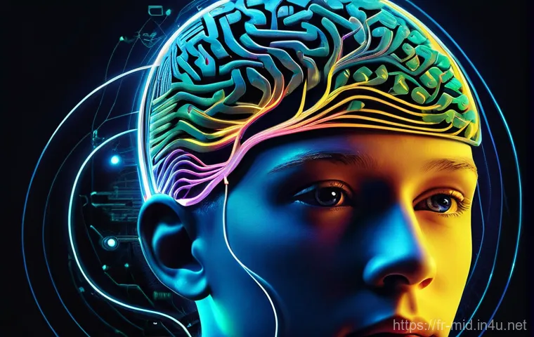 중학교 뇌 기반 학습법 - **Prompt:** A vibrant, conceptual illustration showcasing the "adolescent brain revolution." A young...